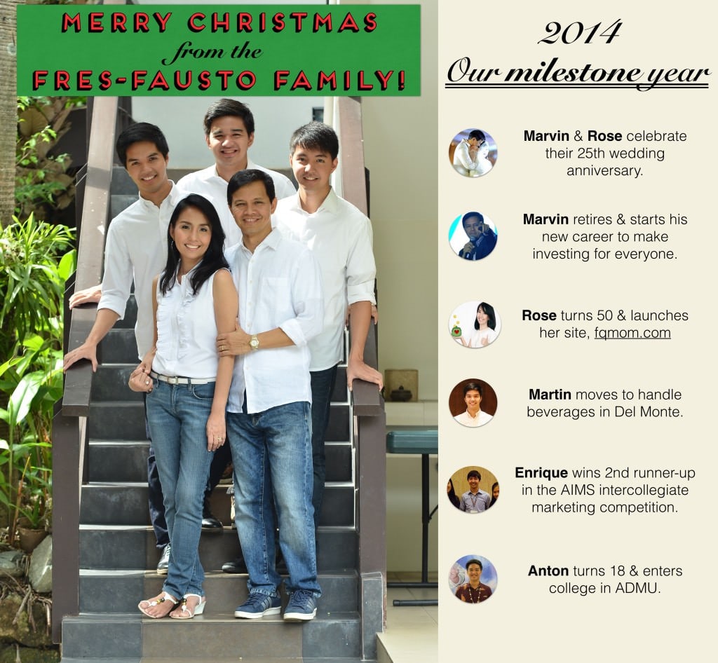 Fres-Fausto Christmas Card 2014 by Gold