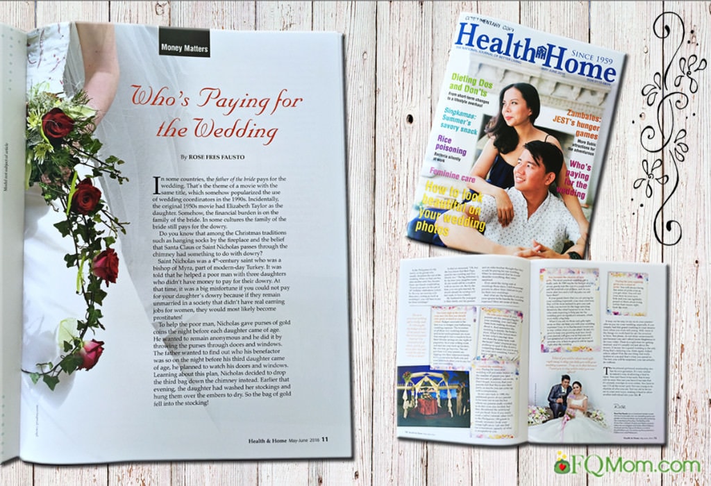 Health & Home Features My Article on Wedding