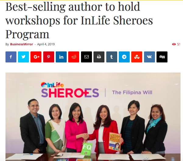 FQ Mom’s partnership with Insular Life featured at Business Mirror