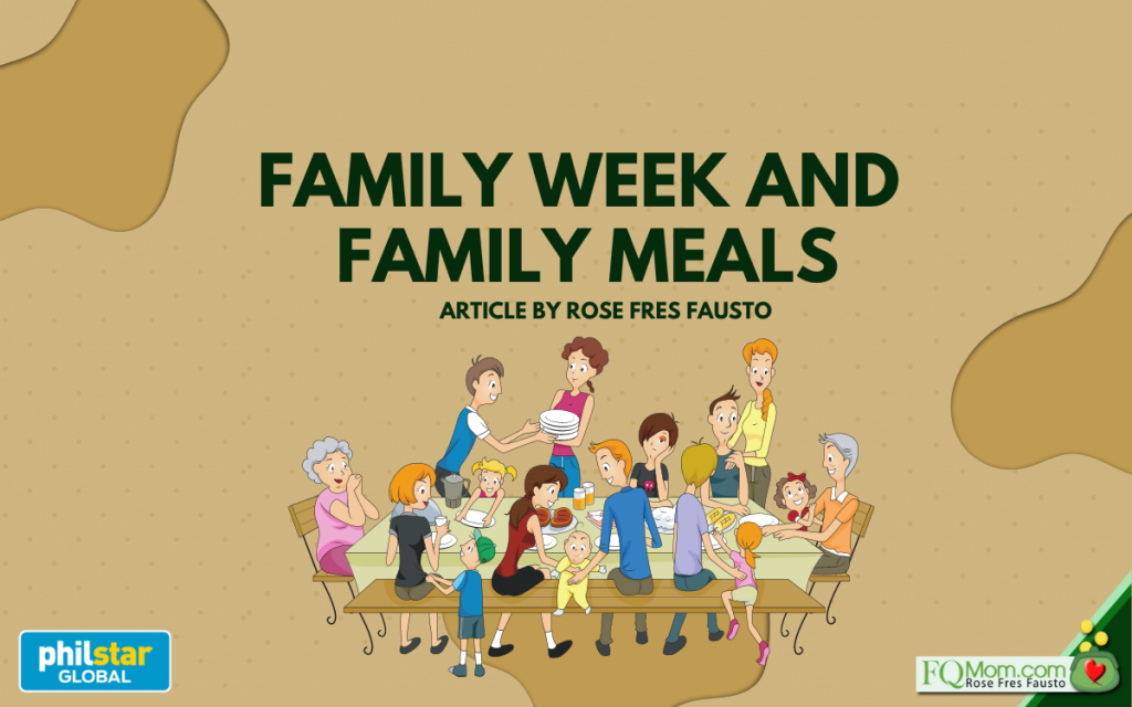 Family Week And Family Meals FQMom