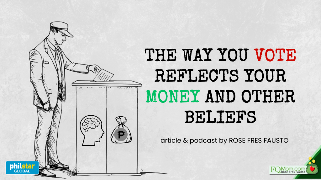 The Way You Vote Reflects Your Money and Other Beliefs